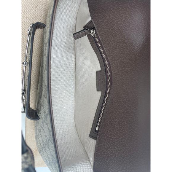 $3K NEW GUCCI GG ASYMMETRICAL 1955 HORSEBIT SHOULDER BAG PURSE AUTHENTIC! - Picture 13 of 14